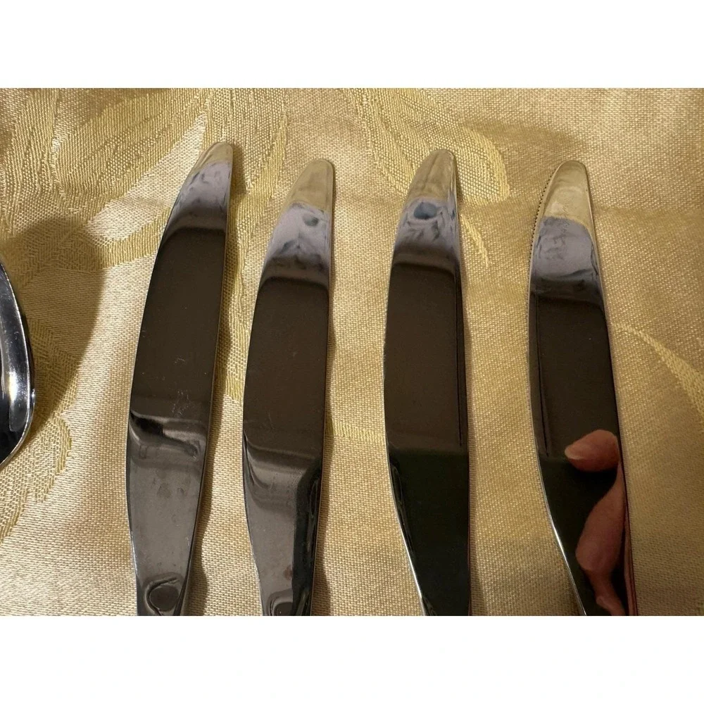 Cambridge K20 Silversmiths Stainless Flatware Spoons & more 8 Pc Lot